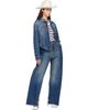 Jean Paul Gaultier Jean Paul Gaultier Blue 'The JPG Curved' Denim Jacket - 4