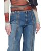 Jean Paul Gaultier Jean Paul Gaultier Blue 'The Zipped' Jeans - 4