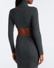Jean Paul Gaultier Jean Paul Gaultier Cropped wool-blend turtleneck sweater - 4