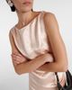 Jean Paul Gaultier Jean Paul Gaultier Deconstructed satin minidress - 4