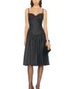 Jean Paul Gaultier Jean Paul Gaultier Flat Conic Cup Detail Midi Dress - 2