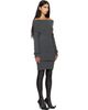 Jean Paul Gaultier Jean Paul Gaultier Gray Rib-Knit Wool Minidress - 2