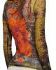 Jean Paul Gaultier Jean Paul Gaultier Khaki & Orange 'The Médaillon' Top - 3