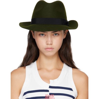 Jean Paul Gaultier Jean Paul Gaultier Khaki Borsalino Hat