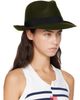 Jean Paul Gaultier Jean Paul Gaultier Khaki Borsalino Hat - 2