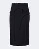 Jean Paul Gaultier Jean Paul Gaultier Layered virgin wool pencil skirt - 1