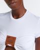 Jean Paul Gaultier Jean Paul Gaultier Leather-trimmed cropped T-shirt - 3
