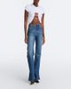 Jean Paul Gaultier Jean Paul Gaultier Leather-trimmed cropped T-shirt - 5