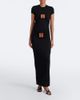 Jean Paul Gaultier Jean Paul Gaultier Leather-trimmed jersey maxi dress - 2
