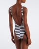 Jean Paul Gaultier Jean Paul Gaultier Logo striped swimsuit - 5