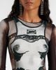 Jean Paul Gaultier Jean Paul Gaultier Marinière striped mesh maxi dress - 4