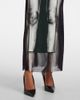 Jean Paul Gaultier Jean Paul Gaultier Marinière striped mesh maxi dress - 5