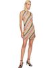 Jean Paul Gaultier Jean Paul Gaultier Multicolor Mesh Printed Retro Stripe Minidress - 4