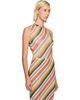 Jean Paul Gaultier Jean Paul Gaultier Multicolor Mesh Tank Top Printed Retro Stripe Bodysuit - 2