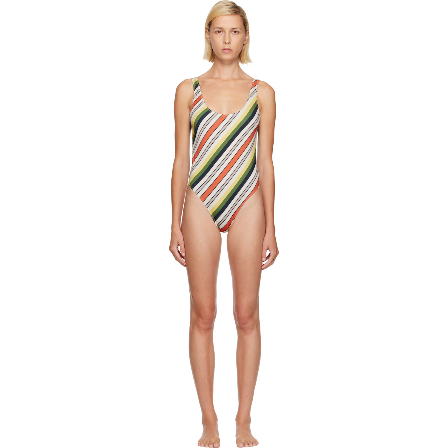 Jean Paul Gaultier - Printed Soleil One Piece Swimsuit