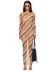 Jean Paul Gaultier Jean Paul Gaultier Multicolor 'The Retro Stripe' Maxi Dress - 1