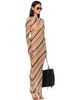 Jean Paul Gaultier Jean Paul Gaultier Multicolor 'The Retro Stripe' Maxi Dress - 2