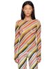 Jean Paul Gaultier Jean Paul Gaultier Multicolor 'The Retro Stripe' Top - 1
