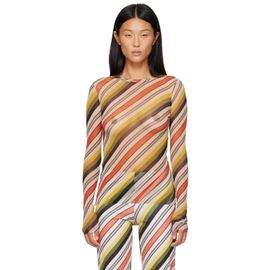Jean Paul Gaultier Jean Paul Gaultier Multicolor 'The Retro Stripe' Top
