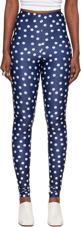 Jean Paul Gaultier Jean Paul Gaultier Navy 'The Polka-Dot' Leggings