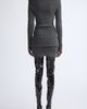Jean Paul Gaultier Jean Paul Gaultier Off the Shoulder Rib Wool Minidress - 2