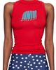 Jean Paul Gaultier Jean Paul Gaultier Red 'The Junior Gaultier' Tank Top - 1