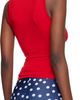 Jean Paul Gaultier Jean Paul Gaultier Red 'The Junior Gaultier' Tank Top - 3