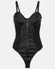 Jean Paul Gaultier Jean Paul Gaultier Satin-trimmed bodysuit - 1