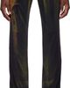 Jean Paul Gaultier Jean Paul Gaultier SSENSE Exclusive Khaki & Black Mesh Printed Water Sweatpants - 1