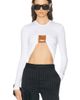 Jean Paul Gaultier Jean Paul Gaultier Stretch Viscose Jersey Long Sleeve Top - 1