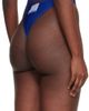 Jean Paul Gaultier Jean Paul Gaultier White & Blue 'The Target' Swimsuit - 3