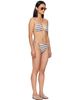 Jean Paul Gaultier Jean Paul Gaultier White & Navy 'The Asymetric Marinière' Bikini - 2