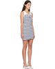 Jean Paul Gaultier Jean Paul Gaultier White & Navy 'The JPG Short Marinière' Minidress - 2