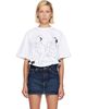 Jean Paul Gaultier Jean Paul Gaultier White Cotton Jersey Oversized Printed Kamasutra T-shirt - 1