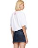 Jean Paul Gaultier Jean Paul Gaultier White Cotton Jersey Oversized Printed Kamasutra T-shirt - 3