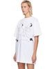 Jean Paul Gaultier Jean Paul Gaultier White Cotton Jersey Oversized Printed Kamasutra T-shirt - 4