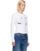 Jean Paul Gaultier Jean Paul Gaultier White Stretch Cotton Jersey Long Sleeves Kamasutra T-shirt - 2