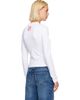 Jean Paul Gaultier Jean Paul Gaultier White Stretch Cotton Jersey Long Sleeves Kamasutra T-shirt - 3