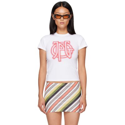 Jean Paul Gaultier Jean Paul Gaultier White 'The JPG Baby' T-shirt