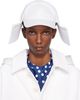 Jean Paul Gaultier Jean Paul Gaultier White 'The Sailor Bucket' Cap - 1