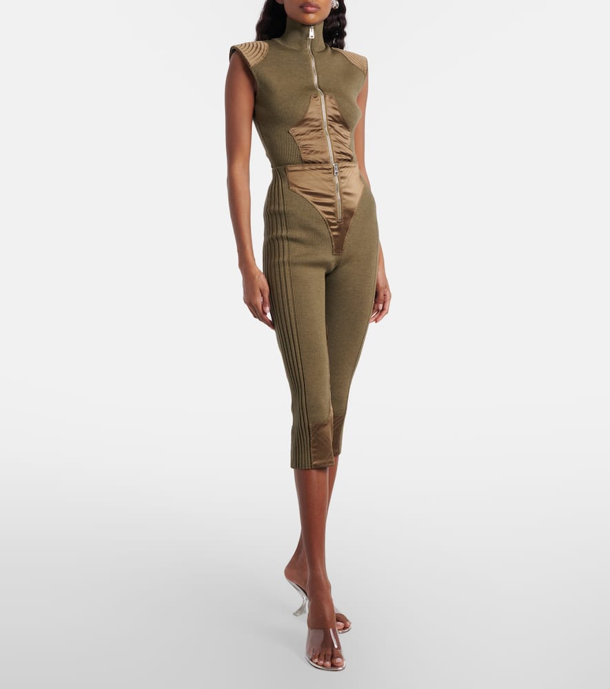 Jean Paul GAULTIER　ノースリーブワンピース ブラウン系 Jean Paul GAULTIER ノースリーブワンピース ブラウン系 sacai × Jean