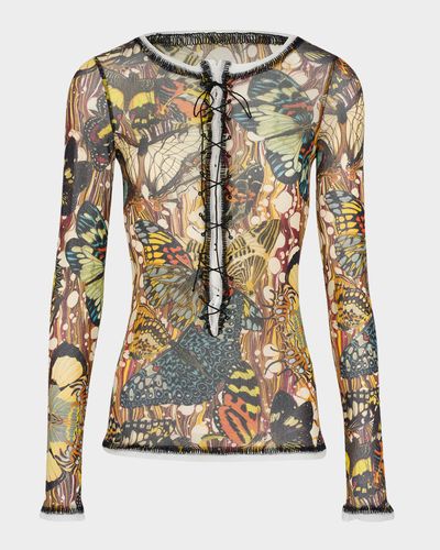 Jean Paul Gaultier Re-Edition The Yellow Butterfly Top