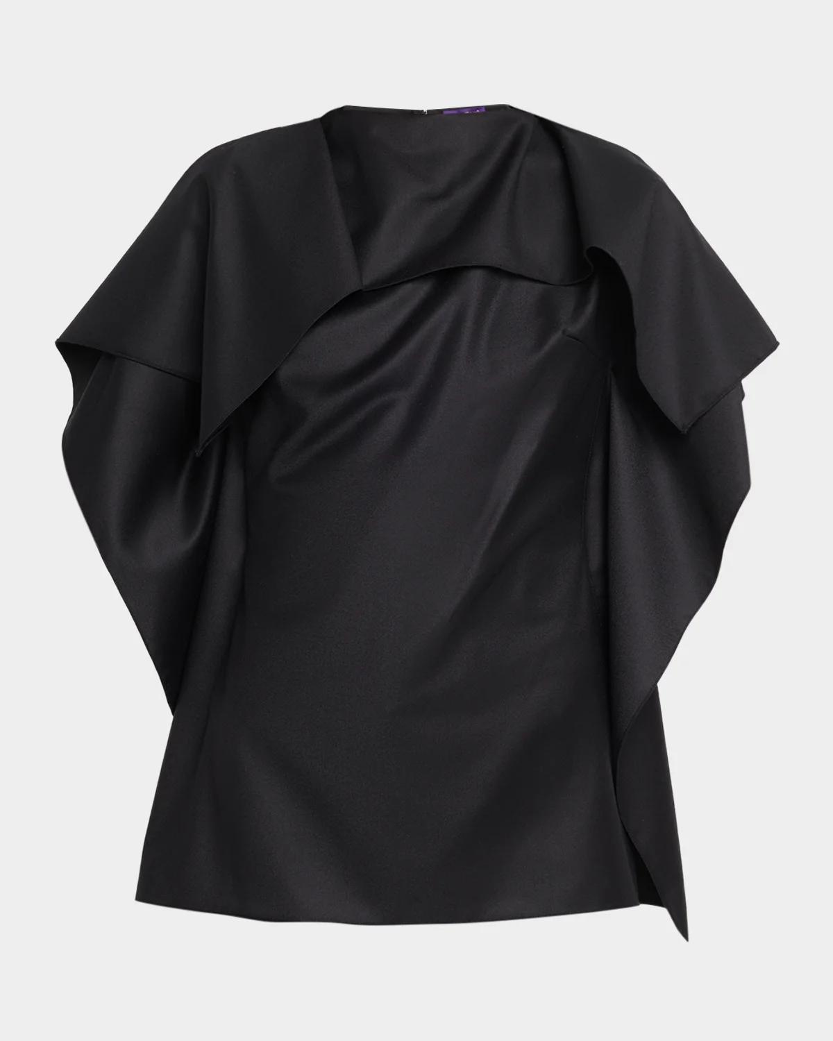 Jean Paul Gaultier Ruffle High-Neck Sleeveless Top