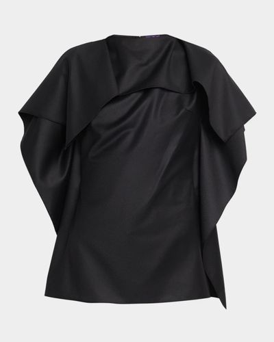 Jean Paul Gaultier Ruffle High-Neck Sleeveless Top