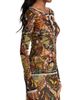 Jean Paul Gaultier Women's Butterfly-Print Long-Sleeve Mesh Top - 4
