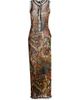 Jean Paul Gaultier Women's Butterfly-Print Sleeveless Mesh Maxi Dress - 1