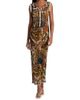 Jean Paul Gaultier Women's Butterfly-Print Sleeveless Mesh Maxi Dress - 3