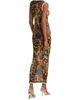 Jean Paul Gaultier Women's Butterfly-Print Sleeveless Mesh Maxi Dress - 5