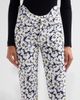 Jean Paul Gaultier Women's Flower Print Curved Flared Jeans - 5