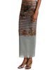 Jean Paul Gaultier Women's Printed Knit Mesh Maxi Skirt - 4